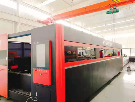 Precitec Laser Head 1000W-25000W CNC Fiber Laser Cutting Machine untuk Pengolahan Lembar Logam