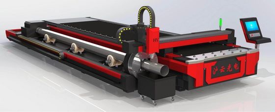Mesin pemotong tabung stainless steel untuk plat logam dan tabung integrasi mesin pemotong laser