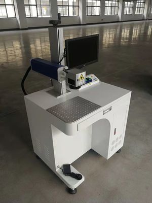 Mesin Penandaan Laser Serat Metal Acrylic Desktop 20w/30w/50w/70w/100w RAYCUS Laser Source Deep Marking