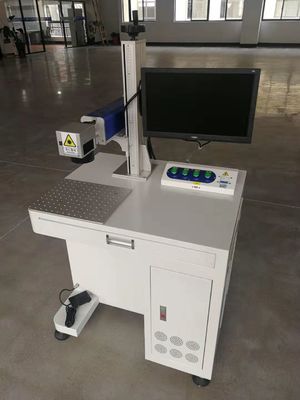Mesin Penandaan Laser Serat Metal Acrylic Desktop 20w/30w/50w/70w/100w RAYCUS Laser Source Deep Marking