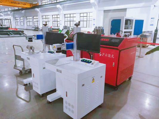 Mesin Penandaan Laser Serat Metal Acrylic Desktop 20w/30w/50w/70w/100w RAYCUS Laser Source Deep Marking