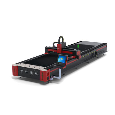 7000 KG Berat HIWIN Guiderail 18x18 50w CNC Fiber Laser Cutting Machine di Jinan 1530