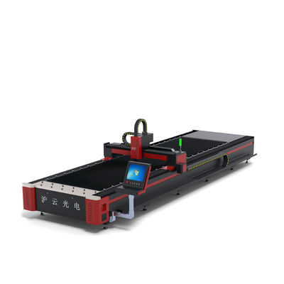 7000 KG Berat HIWIN Guiderail 18x18 50w CNC Fiber Laser Cutting Machine di Jinan 1530