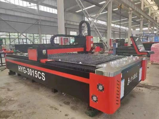 Kecepatan pemotongan 25m/menit Mesin pemotongan laser serat untuk tabung pipa logam pada baik