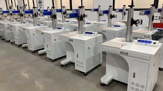 Metal Cabinet Laser Ukiran Mesin 30w 50w untuk menandai logo pada logam dan non-logam