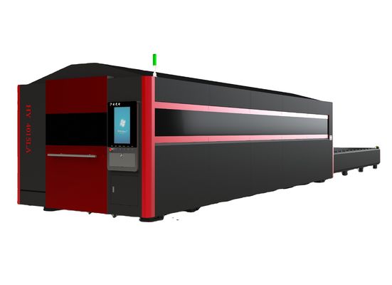 Mesin pemotong ukiran logam 6000W 8KW 20KW meja pertukaran untuk bahan non-logam
