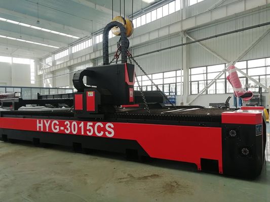 1000W-8000W Single Platform Fiber Laser Cutting Machine untuk Lembar Logam Besi Berkarat
