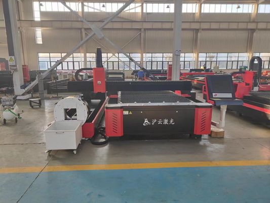 6000mm*2500mm Mesin pemotong laser presisi tinggi dengan 8kw 20kw meja pertukaran