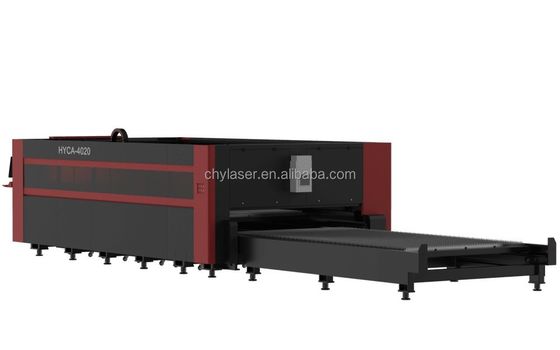 6000W 8KW 20KW Mesin pemotong laser serat meja pertukaran untuk pemotongan logam presisi