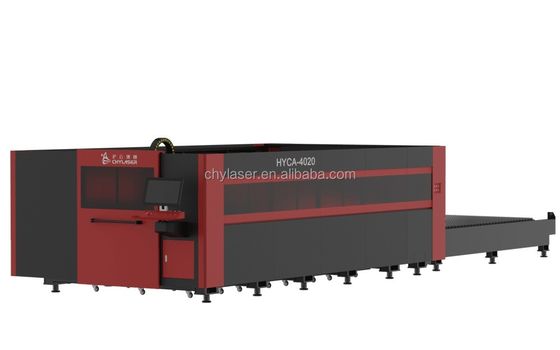 6000W 8KW 20KW Mesin pemotong laser serat meja pertukaran untuk pemotongan logam presisi