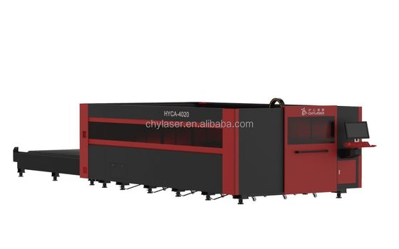 6000W 8KW 20KW Mesin pemotong laser serat meja pertukaran untuk pemotongan logam presisi