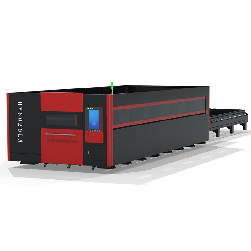 Speed Dajco Microjet Tekstil Kabinet 8kW Rumah 4040 Kabinet Mesin Pemotong Laser untuk Area Pemotongan 3000 * 1500mm