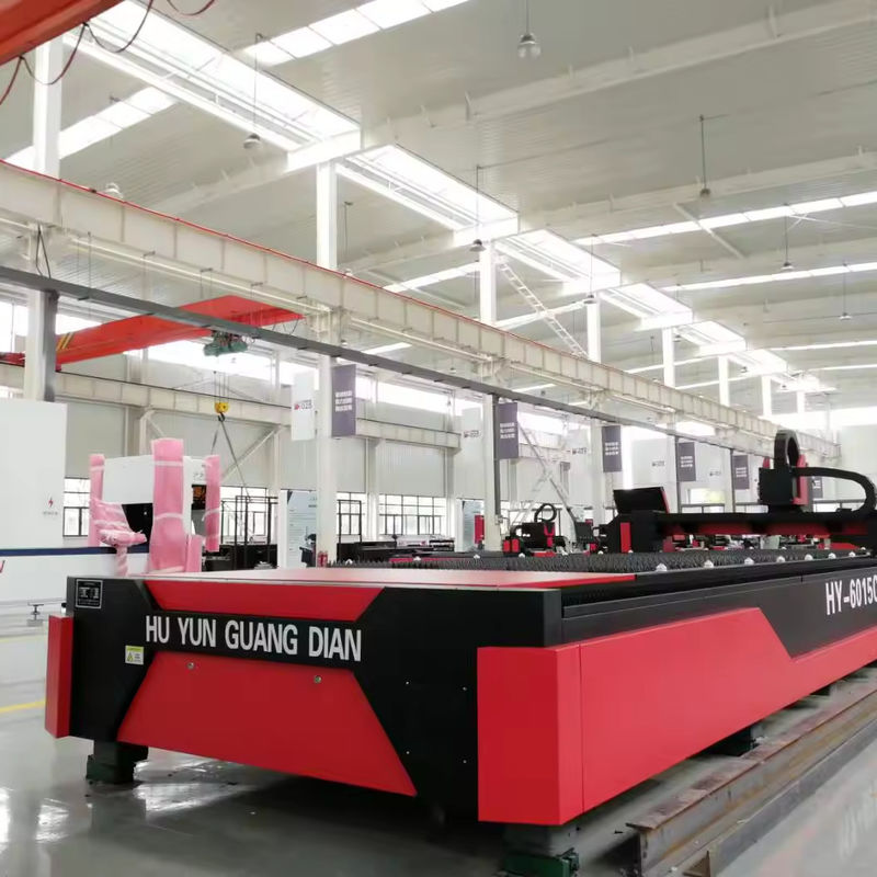 Cnc stainless steel Dst-4 logam lembaran serat meja tunggal mesin pemotong laser 6015