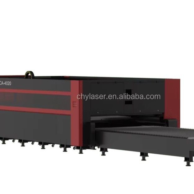 6000W 8KW 20KW Mesin pemotong laser serat meja pertukaran untuk pemotongan logam presisi